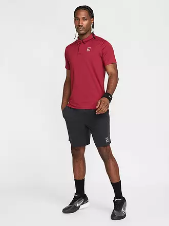 NIKE | Herren Tennispolo Advantage | dunkelrot