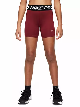 NIKE | Mädchen Fitnessshort Pro | dunkelrot