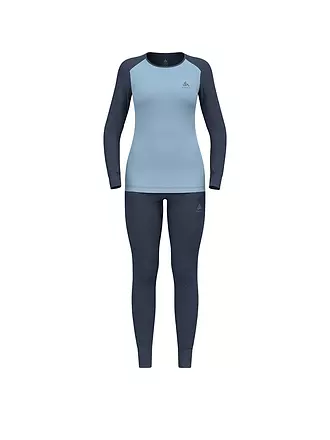 ODLO | Damen Funktionswäsche Set ACTIVE WARM ECO | blau