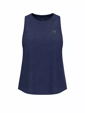 ODLO | Damen Lauftank Zeroweight Engineered Chill-Tec | dunkelblau