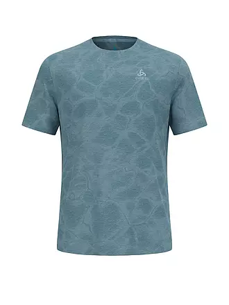 ODLO | Herren Laufshirt Zeroweight Engineered Chill-Tec | blau