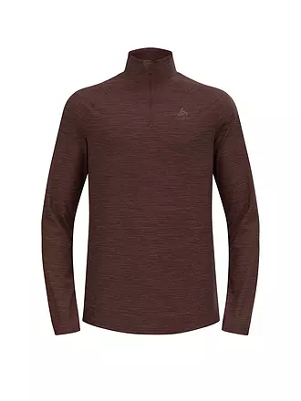 ODLO | Herren Ski Unterzieher Millennium Element 1/2 Zip | braun