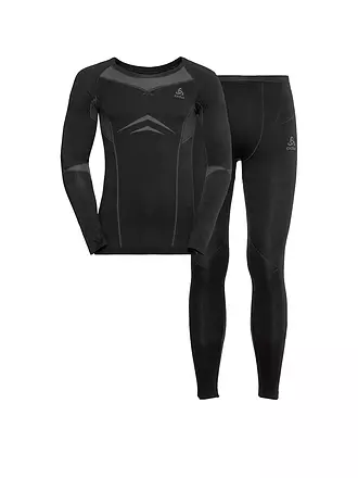 ODLO | Herren Unterwäsche Set Fundamentals Performance Warm | schwarz