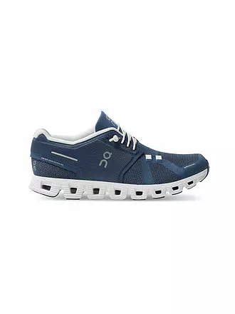 ON | Damen Freizeitschuhe Cloud 5 BLACK / WHITE | blau