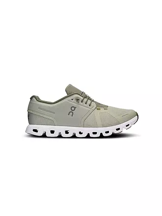 ON | Herren Laufschuhe Cloud 5 GLACIER / WHITE | olive