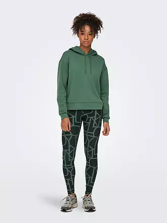 ONLY PLAY | Damen Hoodie Lounge Life | dunkelgrün