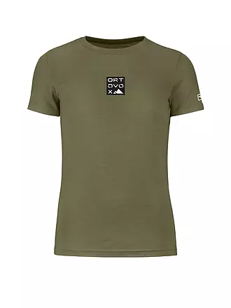 ORTOVOX | Damen Funktionsshirt 185 Merino Square | olive