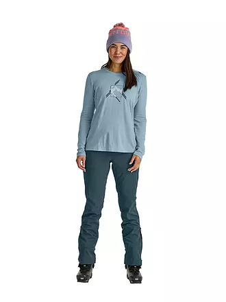 ORTOVOX | Damen Funktionsshirt MTN Coutout 185 Merino | hellblau