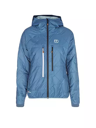 ORTOVOX | Damen Isojacke Piz Boé Swisswool Hoodie | blau