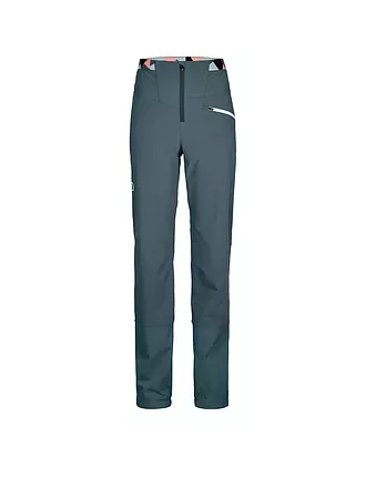 ORTOVOX | Damen Touren Softshellhose Punta Berrino Stretch | petrol