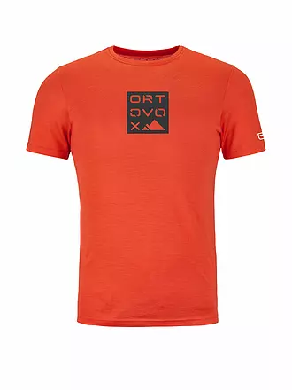 ORTOVOX | Herren Funktionsshirt Square 185 Merio | orange