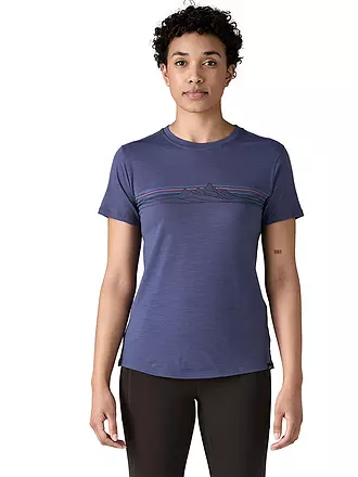 PATAGONIA | Damen Funktionsshirt Capilene® Cool Merino Graphic | lila