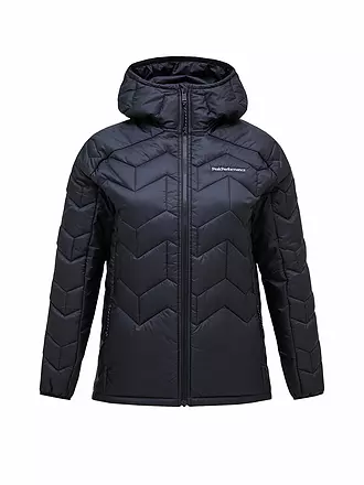 PEAK PERFORMANCE | Damen Freizeitjacke Elevate Liner Hoodie | schwarz