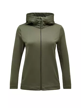 PEAK PERFORMANCE | Damen Unterziehjacke Rider Tech Zip Hoodie | schwarz