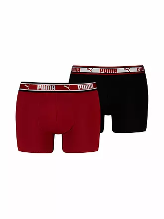 PUMA |  Herren Unterhosen Boxer 2er Pkg. | dunkelrot