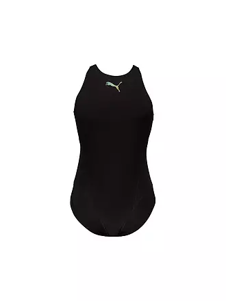 PUMA | Damen Badeanzug Racerback | schwarz