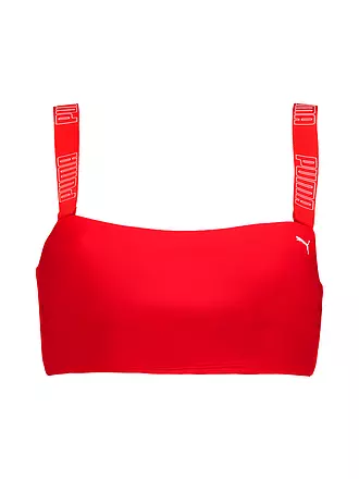 PUMA | Damen Bikinioberteil Bandeau | rot