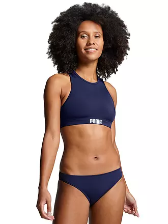 PUMA | Damen Bikinioberteil Racerback | dunkelblau