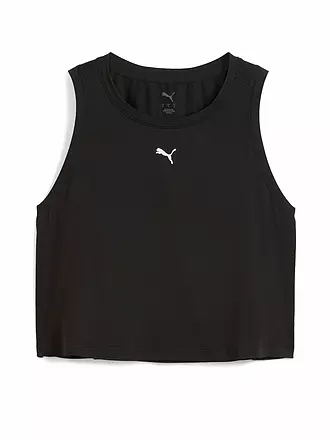 PUMA | Damen Fitnesstank Cloudspun Crop | hellgrün