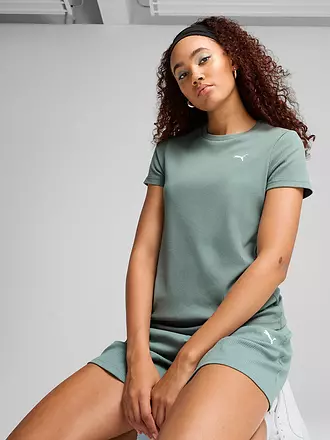 PUMA | Damen T-Shirt Elevated | hellgrün