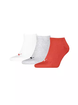 PUMA | Sneakersocken Plain 3er Pkg. | rot