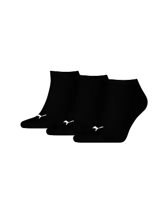 PUMA | Sneakersocken Plain 3er Pkg. | schwarz