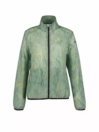 RUKKA | Damen Laufjacke Maile Print | hellgrün