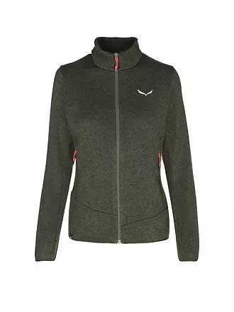 SALEWA | Damen Fleecejacke Puez Rocca PL | dunkelrot