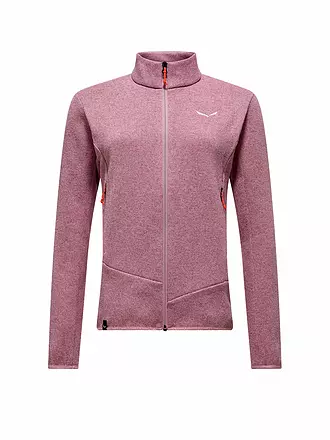 SALEWA | Damen Fleecejacke Puez Rocca PL | dunkelrot