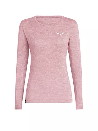 SALEWA | Damen Funktionsshirt Puez Melange Dry’Ton | rosa