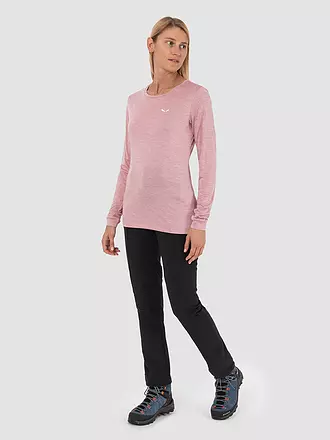 SALEWA | Damen Funktionsshirt Puez Melange Dry’Ton | rosa