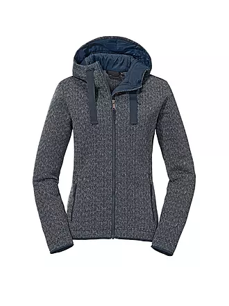 SCHÖFFEL | Damen Fleecejacke Aurora L Hoodie | dunkelblau