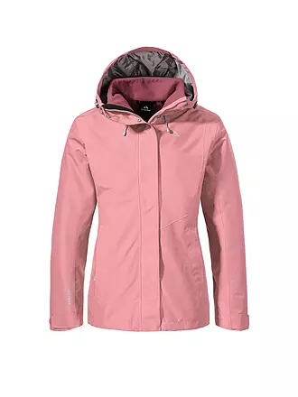 SCHÖFFEL | Damen Wanderjacke Okere 2L 3in1 Hoodie | rosa