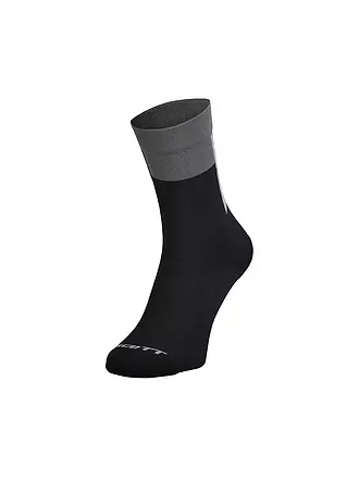 SCOTT | Herren Radsocken Block Stripe Crew | schwarz