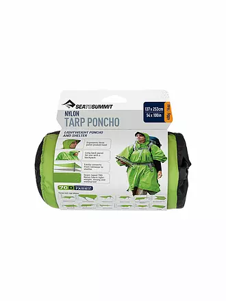 SEA TO SUMMIT | Poncho Tarp 70D Nylon | grün