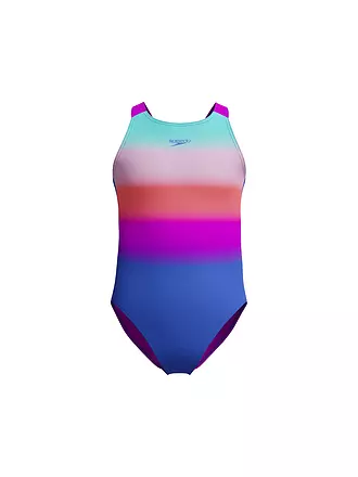 SPEEDO | Mädchen Badeanzug Printed Pulseback | blau