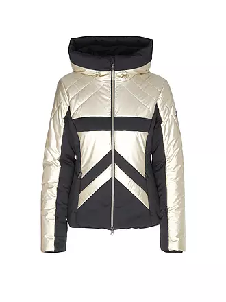 SPORTALM | Damen Skijacke mit Kapuze | gold