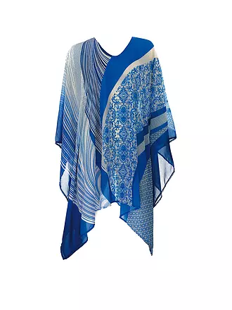 SUNFLAIR | Damen Poncho | blau