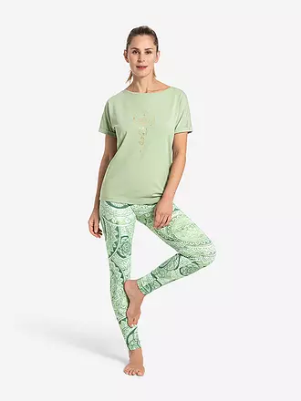 THE SPIRIT OF OM | Damen Yogashirt Eka Padma | hellgrün