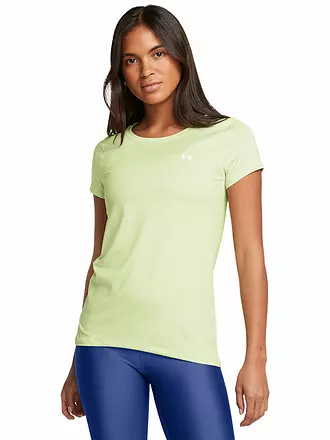 UNDER ARMOUR | Damen Fitnesshirt HeatGear® Armour | gelb