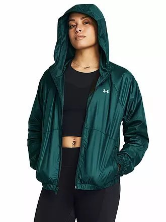 UNDER ARMOUR | Damen Fitnessjacke UA SportStyle Windbreaker | petrol