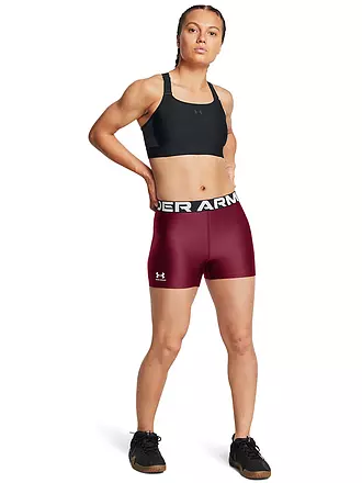 UNDER ARMOUR | Damen Fitnessshort HeatGear® | dunkelrot