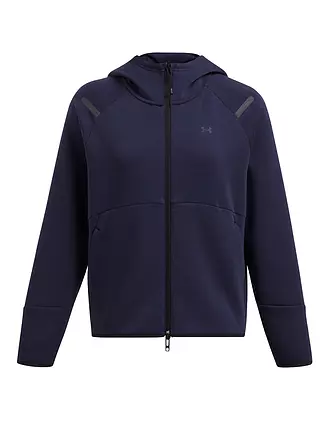 UNDER ARMOUR | Damen Kapuzenjacke UA Unstoppable Fleece mit durchgehendem Zip | 