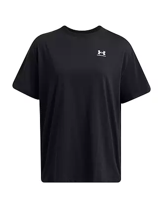 UNDER ARMOUR | Damen T-Shirt UA BF Oversized Logo | schwarz
