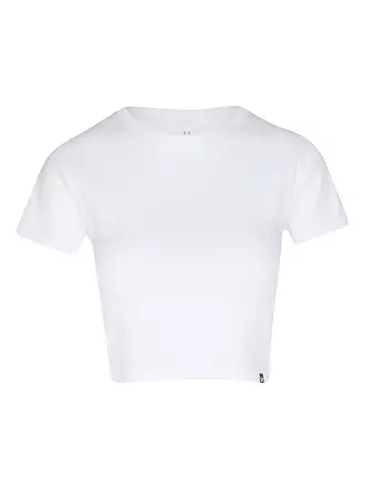 UNDER ARMOUR | Damen T-Shirt UA Rival Rib Baby | weiss