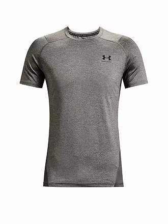 UNDER ARMOUR | Herren Fitnessshirt HeatGear® Armour Fitted | grau