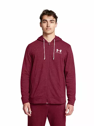 UNDER ARMOUR | Herren Kapuzenpullover UA Rival Terry | dunkelrot