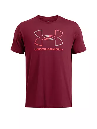 UNDER ARMOUR | Herren T-Shirt UA Foundation | dunkelrot