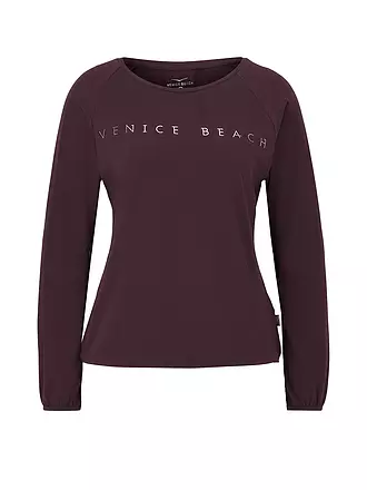 VENICE BEACH | Damen Fitnessshirt Rylee | dunkelrot