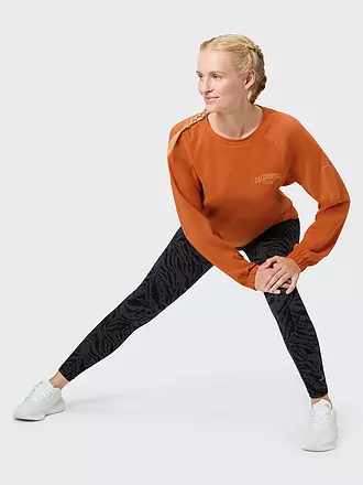 VENICE BEACH | Damen Fitnesssweater Eartha | orange